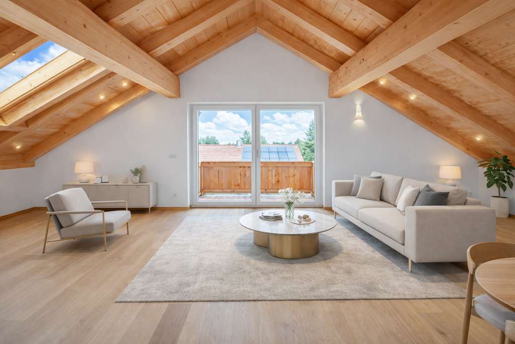 Immobilie in Otterfing - Ankommen und wohlfühlen – moderne 2-Zimmer-DG-Wohnung mit Balkon - Bild 0