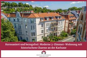 Kernsaniert & bezugsfrei: Moderne 3,5-Zimmer-Wohnung mit historischem Charme an der Karlsaue