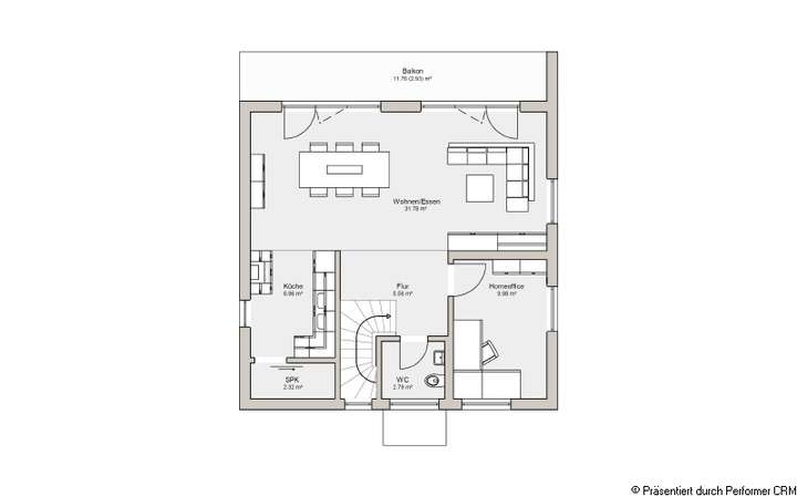 Grundriss Obergeschoss