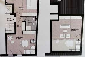 Exklusive 2-Zimmer Maisonette in Durlach mit Garage – Die vollständige Adresse der Immobilie erhältst du vom Anbieter., 76227 Durlach, Karlsruhe – Vorschaubild 1