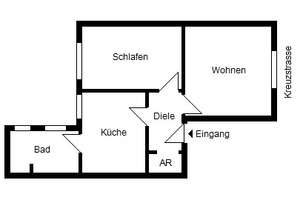 Schöne 2-ZiKüDiBad-Wohnung in MG nahe Bahnhof Rhydt