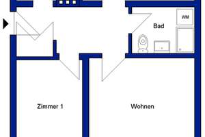 Hell, ruhig, gut aufgeteilt: 3‑Zimmer‑Wohnung mit Loggia – John-F.-Kennedy-Allee 114, 38444 Detmerode, Wolfsburg – Vorschaubild 4