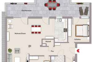 Lichtverwöhnte Penthousewohnung ! Barrierefrei + Energiesparend + Zukunftsorientiert – 63065 Klinikum Offenbach, Offenbach am Main – Vorschaubild 25