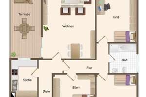 Schöne 4-Zimmer Wohnung in Leverkusen Schlebusch! – Die vollständige Adresse der Immobilie erhältst du vom Anbieter., 51375 Schlebusch, Leverkusen – Vorschaubild 11