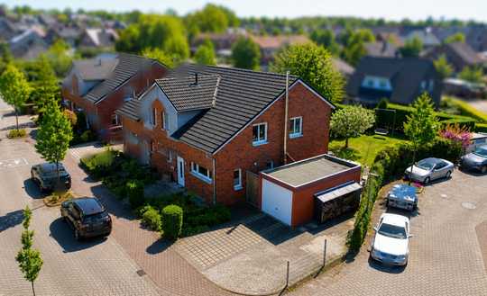 Familienglück in Toplage von Olfen:  Moderne Doppelhaushälfte
