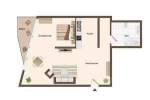 Bezugsfreies 2-Zimmer-Penthouse mit Balkon in begehrter Lage im Samariterviertel – Die vollständige Adresse der Immobilie erhältst du vom Anbieter., 10247 Friedrichshain, Berlin – Vorschaubild 13