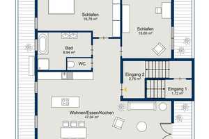 Ihr neuer Horizont – Erstbezug im Penthouse mit 72 m² Dachfreiheit und 360° Sonnengenuss – München – Vorschaubild 20