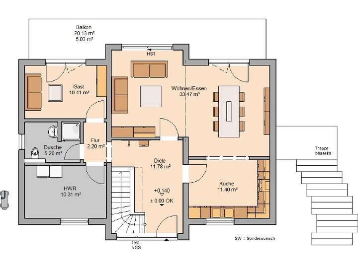 Grundriss Erdgeschoss