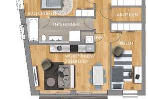*** NEU * NEUBAU A+ * Ausrichtung zum Fluss * 3  Zimmer * Penthouse * TG *** – Emil-Fuchs-Str. 9, 4105 Zentrum-Nordwest, Leipzig – Vorschaubild 11