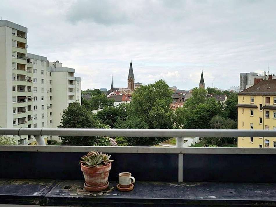 Aussicht von Balkon