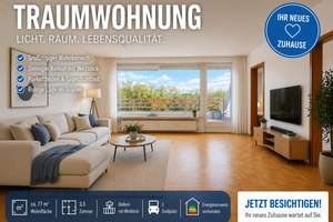 Dachgeschosswohnung mit Weitblick ins Grüne!