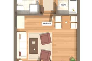 Helle, lichtdurchflutete 1-Zimmer-Wohnung mit Balkon in zentraler Lage – 82377 Penzberg – Vorschaubild 11