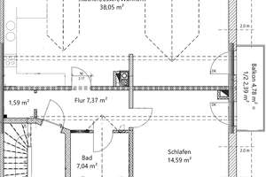 Neuwertige - moderne 2 Zimmer Dachgeschosswohnung EBK Balkon Trudering/Berg am Laim – Weißpfennigweg 9a, 81825 Berg am Laim Ost, München – Vorschaubild 28