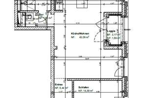 Hell & modern & viel Platz: 2 Zimmer + Balkon, guter Schnitt, modernes Tageslichtbad, Abstellraum – Hildesheimer Straße 454, 30519 Döhren, Hannover – Vorschaubild 20