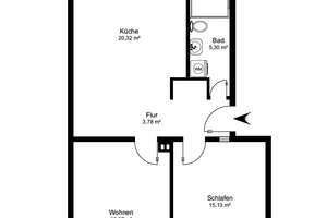 Lichtdurchflutete 3-Zimmer-Wohnung mit Balkon und Abendsonne – Die vollständige Adresse der Immobilie erhältst du vom Anbieter., 13355 Gesundbrunnen, Berlin – Vorschaubild 19