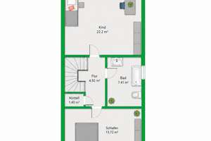 +++Energieklasse A: Renovierte 4-Zimmer-Doppelhaushälfte mit Garten im Hochschulstadtteil+++ – Die vollständige Adresse der Immobilie erhältst du vom Anbieter., 23560 Sankt Jürgen, Lübeck – Vorschaubild 17