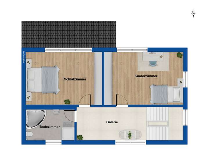 Grundriss Obergeschoss