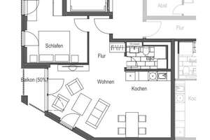 Moderne 2-Zimmer-Wohnung mit Einbauküche – Weißeritzstraße 20, 1067 Friedrichstadt, Dresden – Vorschaubild 6