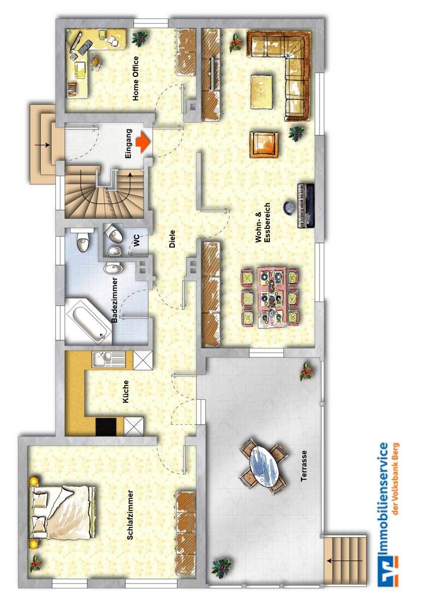 Ein-/Zweifamilienhaus mit idyllischem Grundstück und Weitblick, Oberbergischer Kreis – Bild 2