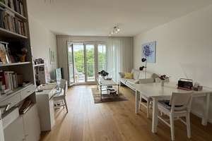 neuwertige 2-Zi.-Wohnung m. Wintergarten und Terrasse * 62 m² * Baujahr 2020 – Welfenstr. 10a, 81541 Obere Au, München – Vorschaubild 2