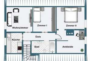 Zwei- bis Dreifamilienhaus mit Potential in ruhiger grüner Lage – 60437 Harheim, Frankfurt am Main – Vorschaubild 20