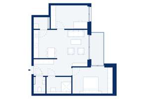 RESERVIERT! D14: Großzügige 3-Zimmerwohnung im 2. OG - Balkon zur Gartenseite – Villenstraße 4, 53129 Dottendorf, Bonn – Vorschaubild 3
