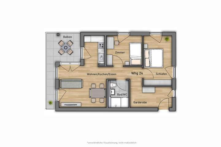 Grundriss Wohnung 24
