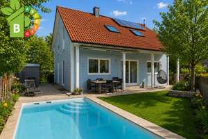 *ASCHHEIM AUFGEPASST* Sehr gepflegtes und exklusives Einfamilienhaus mit Pool in ruhiger Lage – Die vollständige Adresse der Immobilie erhältst du vom Anbieter., 85609 Aschheim – Vorschaubild 1