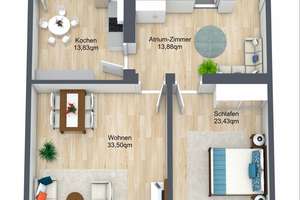 Stylisches Loft-Wohnen in Schwabing-West - möbliert, Parkett, Dusche/Badewanne, EBK, Loggia – Die vollständige Adresse der Immobilie erhältst du vom Anbieter., 80797 Neuschwabing, München – Vorschaubild 19