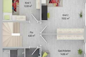 Neubau-DHH mit Süd-West-Garten in Augsburg-Neubergheim – Die vollständige Adresse der Immobilie erhältst du vom Anbieter., 86199 Bergheim, Augsburg – Vorschaubild 5