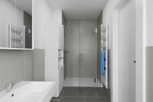 Erstbezug im Neubau: Helle 3-Zimmer-Wohnung mit Balkon und Südausrichtung – Donautalstraße 21, 89079 Wiblingen, Ulm – Vorschaubild 8
