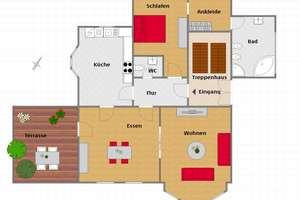 Traumvilla mit Aussicht! Großzügige EG-Wohnung mit Terrasse und Stellplatz – Unterhölterfelder Straße 12, 42857 Hölterfeld, Remscheid – Vorschaubild 15