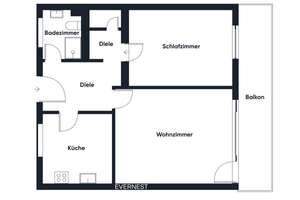 Kapitalanleger aufgepasst: 2-Zimmer-Wohnung mit Aufzug und TG-Stellplatz – Die vollständige Adresse der Immobilie erhältst du vom Anbieter., 48159 Kinderhaus-West, Münster – Vorschaubild 7