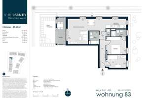 Praktisch geschnittene 3-Zimmer-Erdgeschosswohnung – Die vollständige Adresse der Immobilie erhältst du vom Anbieter., 81249 Lochhausen, München – Vorschaubild 14