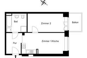 Gemütlich & sonnig: 2-Zimmer-Wohnung mit Balkon, ganz ohne Provision – Platz des 4. Juli 8, 14167 Lichterfelde, Berlin – Vorschaubild 10