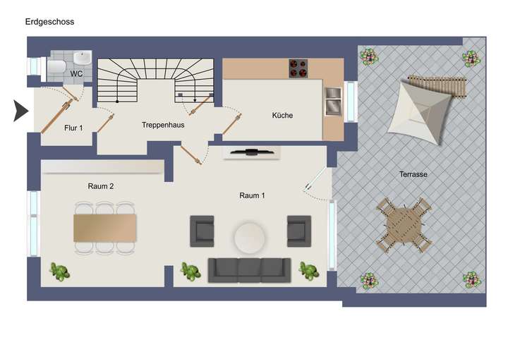 Grundriss Erdgeschoss