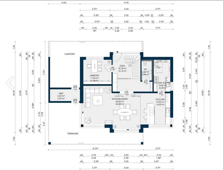 Grundriss EG Conzept 2