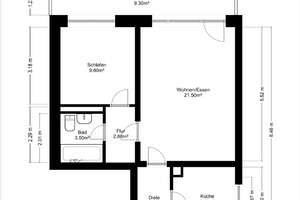 Renovierte 2-Zimmer-Wohnung mit großem Balkon & Aufzug in München-Trudering – sofort bezugsfrei – Wasserburger Landstraße 211, 81827 Waldtrudering, München – Vorschaubild 16