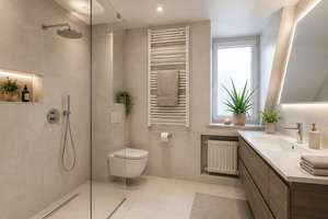 Charmante Dachgeschoss - Maisonettewohnung mit Ost - Süd - Loggia über den Dächern von München – Die vollständige Adresse der Immobilie erhältst du vom Anbieter., 80333 Augustenstraße, München – Vorschaubild 13