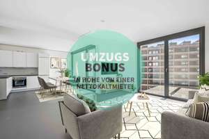 Modern Living at The Colonnades – Exklusives 3-Zimmer-Apartment mit zwei Loggien und Einbauküche