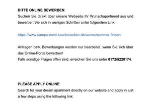 Campusnah, citynah, einfach nah dran – dein Zimmer wartet! Vollmöbliert inkl. aller NK – Meerwiesertalweg 4a-6a, 66123 Sankt Johann, Saarbrücken – Vorschaubild 14