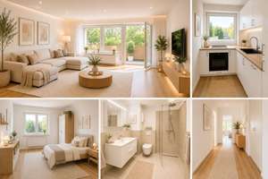 Sanierte 3,5-Zimmer-Wohnung mit Balkon und Einbauküche!!