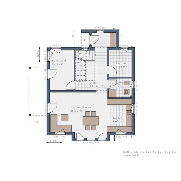 Grundriss Erdgeschoss