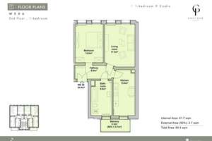 Sanierte 2-Zimmer-Wohnung mit moderner Einbauküche und Balkon in Altlindenau – Queckstraße 15, 4177 Altlindenau, Leipzig – Vorschaubild 11