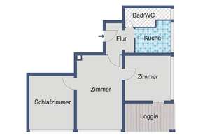 Komfortabel wohnen im 4. Obergeschoss – Rheinstraße 53, 64283 Mitte, Darmstadt – Vorschaubild 4