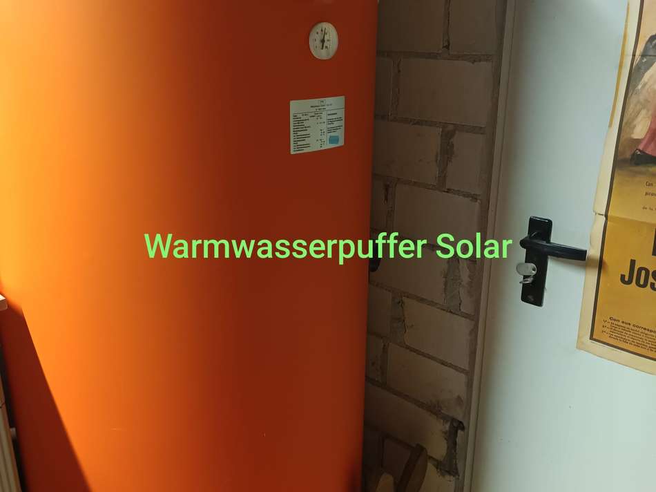 Warmwasserpuffer Solar