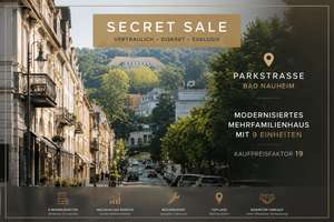 Parkstraße: MODERNISIERTES MFH MIT 9 Einheiten | 11.418 € KALTMIETE MONATLICH / Faktor 19