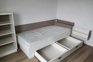 Für SchülerInnen, StudentInnen und Auszubildende - möbliertes Apartment mit Balkon – Firnhaberstraße 12a, 86159 Augsburg – Vorschaubild 2
