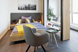 Vollmöbliertes, modernes Apartment in Frankfurt Riedberg | Classic Plus Studio – 60438 Kalbach-Riedberg, Frankfurt am Main – Vorschaubild 2