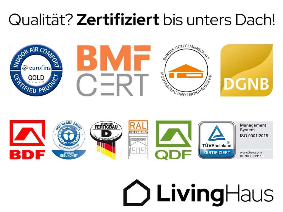 Zertifizierte Bauqualität!